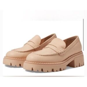 Free People Lyra Lug Sole Loafer in leather with a‎ platform sole size 40/9